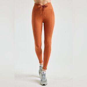 NWT Year of Ours Terracotta Ribbed Football Leggings